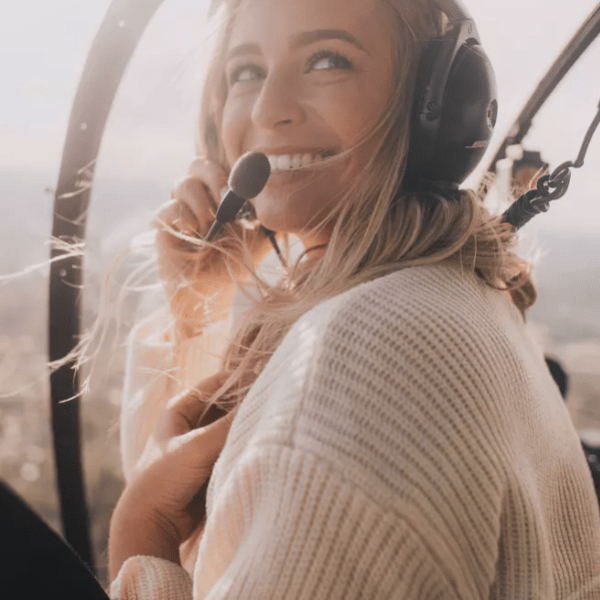 helicopter smile