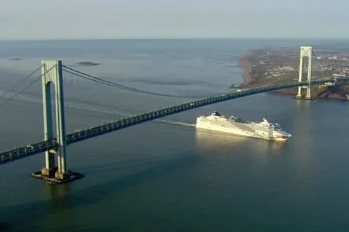 a bridge over a body of water